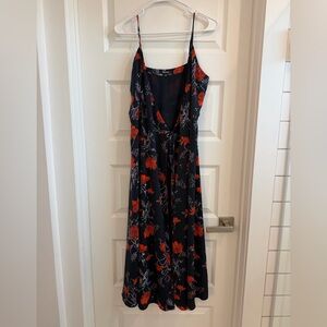 Madewell Floral Wrap Dress